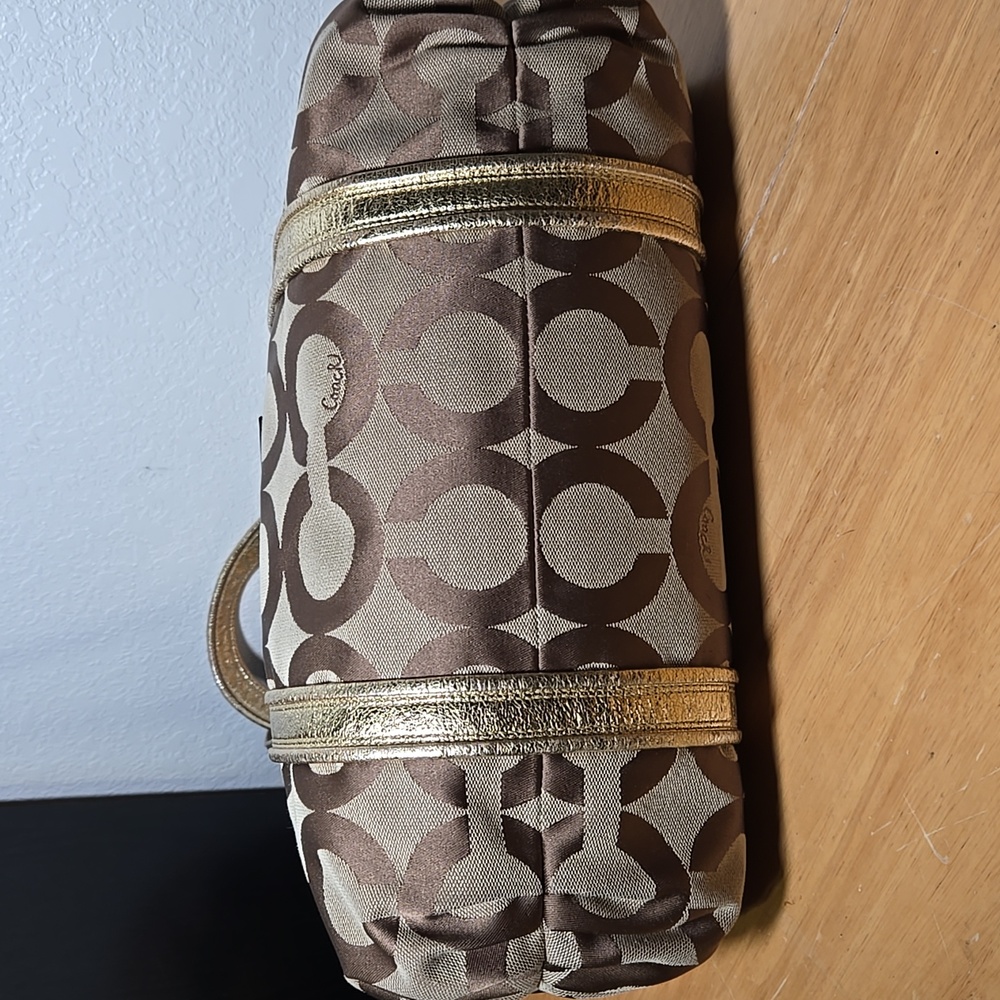 Coach Poppy Op Art Glam Tote #13826 - Picture 4 of 14